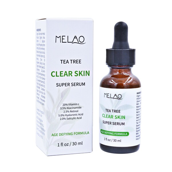 2 Pices  Melao Tea Tree Clear Skin Super Serum 30ml